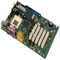 Placa base PLC compatible con Fortsu D1219-A32 GS3 Socket 370 3xSDRAM 5xPCI AGP VGA LAN Sound, suministro a granel