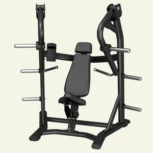 Peralatan latihan kekuatan mesin Gym penggunaan komersial Gratis pelat gratis peralatan kebugaran penurunan tekanan dada untuk latihan