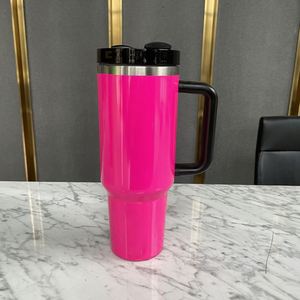 Gobelets isothermes à sublimation vierges de 40 oz, à double paroi, couleurs néon, tasses de voyage scellées, meilleurs cadeaux, tasses à café rose électrique - Product Image 1