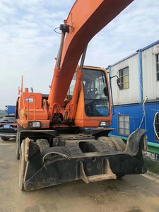 Excavadora Usada Original DOOSAN DH210W-7 de 21 Toneladas, Excavadora de Ruedas de Segunda Mano en Buen Estado, Precio al por Mayor - Product Image 3