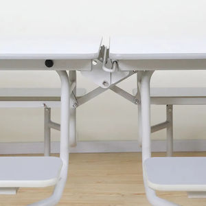 Mesa <span class=keywords><strong>de</strong></span> Comedor Plegable <span class=keywords><strong>de</strong></span> 6/8/12 Plazas para Cantina Escolar, <span class=keywords><strong>Muebles</strong></span> para Comedor - Product Image 6
