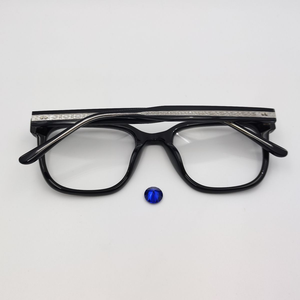 Black Square <b>Eyeglasses</b> <b>Frames</b> Acetate Optical Glasses Fashion Unisex for Daily Wear - Product Image 1