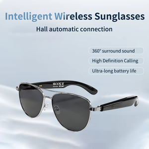 LIGE BWGT32 UV400 Gafas inteligentes Música Smart Ai Eye Gafas de sol con AI Asistente Micrófono Altavoz Grabación de audio y video - Product Image 1