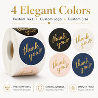 Autocollant d'emballage circulaire personnalisé pour marque de boulangerie, impression de logo, autocollant en vinyle auto-adhésif, imperméable, étiquette ronde pour sceller les aliments, rouleau d'autocollants