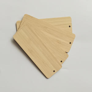 Marcapáginas de Madera de Bambú Ecológico Multifuncional, Etiqueta Colgante de Madera Natural sin Acabado, Venta al por Mayor en Diferentes Tamaños para Manualidades - Product Image 1