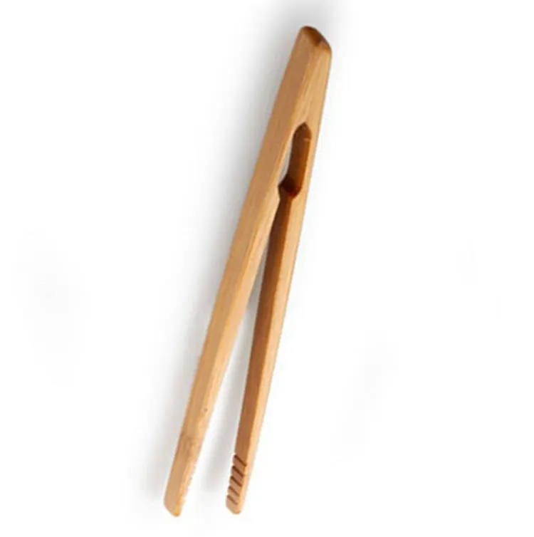 Bamboo Disposable Mini Serving Tongs