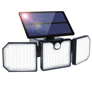 Nouvelle lampe solaire à 230 LED, lampe murale extérieure, étanche IP65, projecteurs, détecteur de mouvement, 3 modes, éclairage de rue, décoration de jardin - Product Image 1