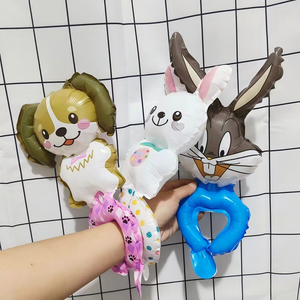 Ballons en aluminium miniatures en gros, en forme d'animaux, <span class=keywords><strong>avec</strong></span> baguettes, pour les cadeaux de fête d'<span class=keywords><strong>anniversaire</strong></span> <span class=keywords><strong>des</strong></span> enfants et les remplisseurs de sacs cadeaux - Product Image 5
