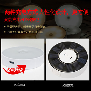 Solar-powered <b>motion</b>-sensing night <b>light</b>, home wireless charging <b>light</b>, bedroom bedside staircase magnetic smart <b>sensor</b> <b>light</b>. - Product Image 2