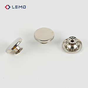 Glissières de fermeture éclair en métal de haute qualité pour jeans et vestes |   Conception à 4 trous sur le manche |   Sans nickel |   Anti-Brass/Gunmetal |   LEMO - Product Image 6