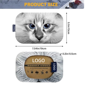 2024 tùy chỉnh in thăng hoa trượt tuyết Goggle Bìa Kính mắt trường hợp tái chế Hot bán sản phẩm - Product Image 2