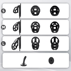 Ceinture de chasteté masculine imprimée en 3D, cage de bondage avec verrou invisible et clé, jouet pour adultes pour hommes, livrée avec dispositif de chasteté portable noir - Product Image 5