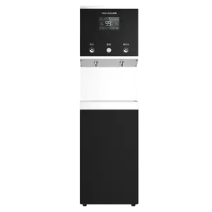 Novo design de filtro dispensador de água quente e fria com filtro purificador dispensador de água preto para geladeira