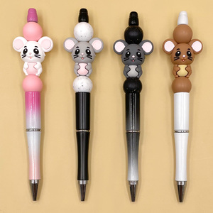 3d Mouse <strong>Silicone</strong> Focal <strong>Beads</strong> for Pens <strong>Beads</strong> for Jewelry Making <strong>Wholesale</strong> Hair Accessories Charms Bling - Product Image 1