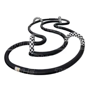 S Shape Inflatable Go Karts Track/ Didi Pedal Cars Race Track For Sale