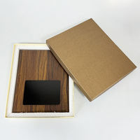 Plaque en bois personnalisée, plaque de sublimation noire, plaque en bois pour certificat