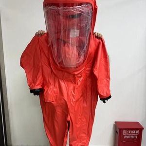 Traje de protección química de alta resistencia nivel A con costuras soldadas para manipulación de petróleo y productos químicos - Product Image 2
