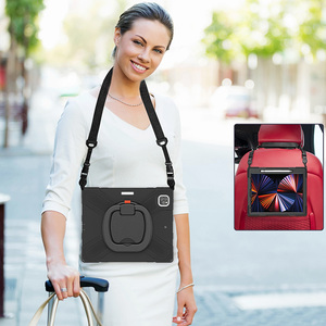 Étui de protection pour tablette PC avec poignée ergonomique pour Apple <span class=keywords><strong>iPad</strong></span> <span class=keywords><strong>Pro</strong></span> <span class=keywords><strong>12</strong></span>,9 <span class=keywords><strong>pouces</strong></span> 20212022, bandoulière - Product Image 5
