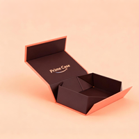 Scatola Regalo Grande Nera Personalizzabile con Logo, Chiusura Magnetica, Rigida in Cartone, Confezione di Lusso per Parrucche e Abbigliamento con Raso