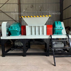 Trituradora de Doble Eje con Estructura Metálica de Hierro Soldado, Equipo de Trituración de Muebles Viejos y Bandejas de Plástico, Trituradora de Cuerdas de Goma y Alambre de Acero - Product Image 5