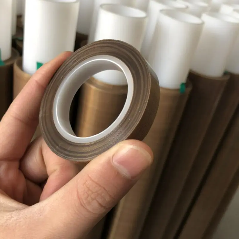 Jumbo Roll High Temperature 300 Degrees PTFE Fiberglass Cloth Adhesive tape