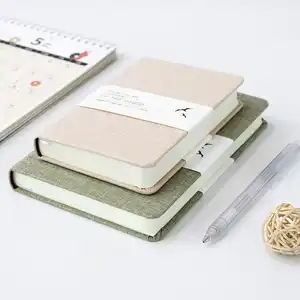 Uptodate Diary Notepad Personal Planners Linen notebook fabric cover journal Eco-friendly Journal book