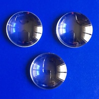 Optique 90mm Dia. avec 3mm d'épaisseur Lentille convexe Plano Grande caméra de téléphone portable Lentille sphérique intraoculaire à quartz