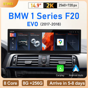 Lecteur multimédia vidéo GPS de voiture STWEI 14,9 pouces pour Série 1 F20 2017-2018, stéréo 4G WiFi Carplay Android Auto Navigation Head - Product Image 2