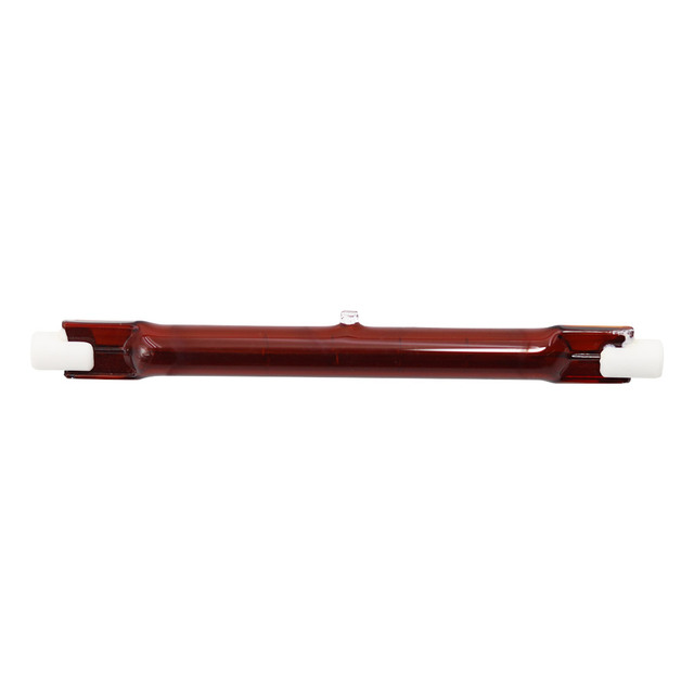 Ruby Red Quartz Heating Tube J118 R7S Halogen Lamp 500W 220V Glass Tungsten Filament Lighting A55 2700-6500K