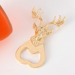 European American Creative Christmas Reindeer <b>Bottle</b> Opener Zinc Alloy Portable <b>Beer</b> Opener <b>Small</b> Gift Wholesale Customization - Product Image 4