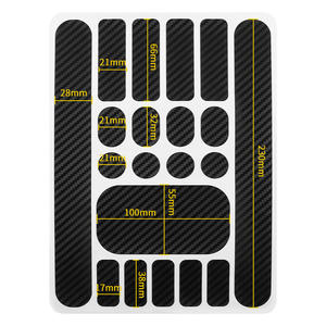 MUQZI, pegatina protectora de bicicleta personalizada, película protectora de cuadro de bicicleta plegable de carretera <span class=keywords><strong>MTB</strong></span>, pegatina protectora de horquilla delantera antiarañazos - Product Image 3