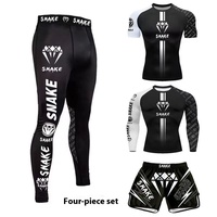 Combinaison d'Entraînement Venom Séchage Rapide et Respirante 100 % Polyester pour Hommes Femmes UFC Boxe Gymnastique Logo Avant Muay Thai Arts Martiaux