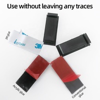 50pcs en plastique auto-adhésif câble gestion Clips fil crochet câble organisateurs pour TV PC Ethernet cordon maison bureau bureau