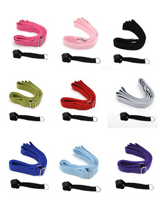 Có thể điều chỉnh bông Yoga căng dây đeo thiết lập nhà tập thể dục thể dục thể thao ban nhạc vành đai trở lại đào tạo trải dài đóng gói trong túi - Product Image 4