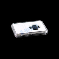 Boîtes de protection pour pièces de monnaie NGC CNC PCGS de différentes tailles, auto-scellantes, résistantes aux rayures, avec support d'affichage à clipser