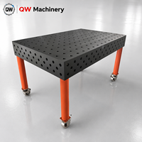 Table de soudage 3D haute précision, système de trous modulaire flexible D16/D28, plateforme nitrurée pour le positionnement des pièces métalliques