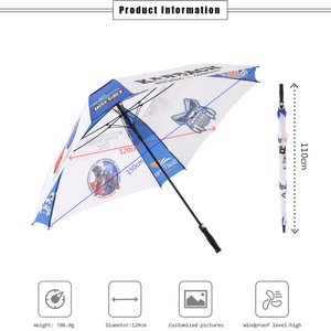 Luxury Square Golf <b>Umbrella</b> Auto Open Button UV Protection Waterproof <b>Umbrella</b> for Corporate Gifts Men Women - Product Image 2