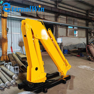 رافعة هيدروليكية ثابتة على عمود كهربائي مثبتة على سفينة شحن بحمولة 55 طن و100 طن - Product Image 4