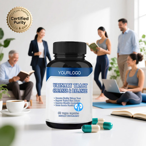 Kapsul Vegan Pembersih Detoks Saluran Kemih, Suplemen Pendukung Ginjal, Ekstrak Cranberry Organik, 60 Kapsul, Herbal untuk Dewasa - Product Image 4