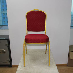 Chaises de banquet d'hôtel modernes empilables en tissu et métal pour la restauration et les mariages, marque Jinyang, acier 0,6-1,2 mm, prix de gros abordable - Product Image 4