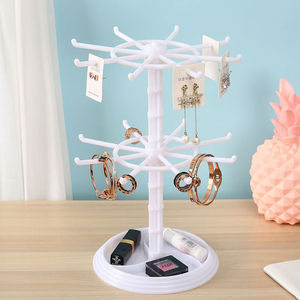 Factory Wholesale Round Rotating Acrylic Transparent <strong>Earring</strong> Jewelry Display <strong>Holder</strong> Rack <strong>Earring</strong> <strong>Holder</strong> - Product Image 6