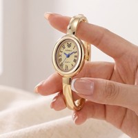 Ensemble de 3 montres à quartz pour femmes, bijoux, bracelet plaqué or, cadeau pour nouveau-né, collier et bracelet pour demoiselle d'honneur, personnalisé