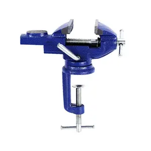 Mini table vice 50mm60mm80mm movable table vice with anvil, woodworking small table vice wholesale