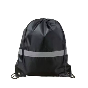 Sac à dos de sport promotionnel de luxe <span class=keywords><strong>grande</strong></span> capacité, recyclé, portable, imperméable et réfléchissant avec cordon de serrage - Product Image 6
