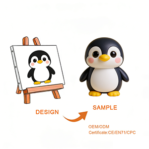 Cajas Sorpresa de Pingüinos de Resina y Cloruro de Polivinilo Personalizadas, Hermosos Juguetes Ecológicos ODM, Juguetes de PVC Personalizados - Product Image 1