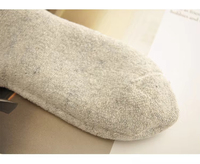 Logo personnalisé hiver épais chaud doux laine femmes cachemire confort chaussettes mode chaud cachemire couleur unie chaussettes femmes