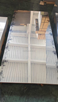 Panneaux muraux miroir en bambou écologiques pour intérieur, placage bois miroir WPC/PVC