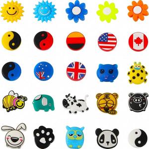 Amortiguador de Vibraciones de Raqueta de PVC Suave de Alta Calidad, Amortiguadores de Impacto de Tenis Personalizados con Logotipo - Product Image 5