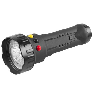 ไฟฉาย LED 19 ซม. ชาร์จไฟได้ พร้อมแสงสีแดง ขาว เขียว ใช้ในอุตสาหกรรม ชาร์จผ่าน USB ตัวเครื่องทำจากพลาสติก - Product Image 3