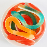 Holeywood Python QQ Gummy Snacks Arena agria opcional Sabor mixto Internet Celebrity Fruity Fruit Sweet para niños Bear QQ Candy